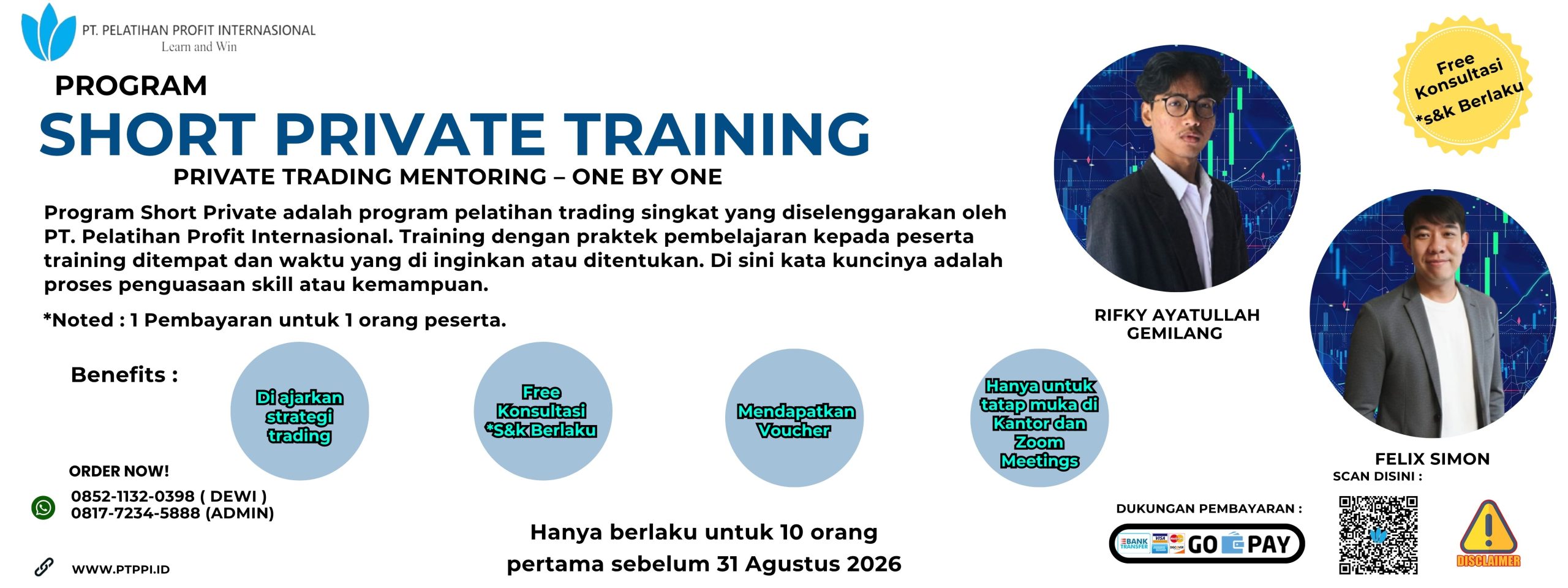SHORT PRIVATE TRAINING