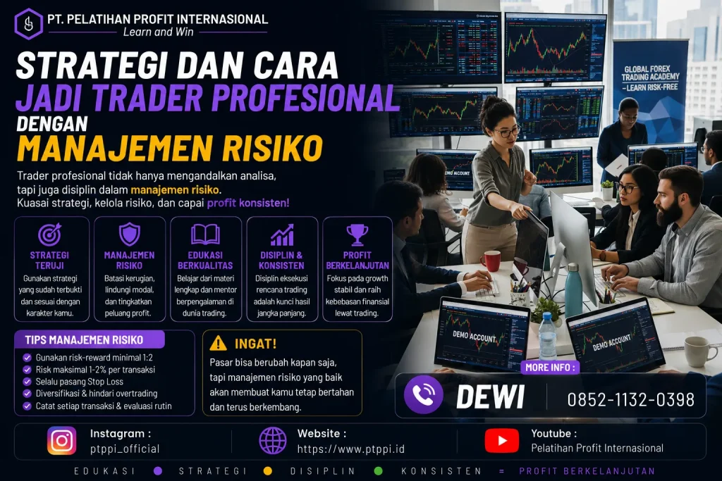 Strategi dan Cara Jadi Trader Profesional dengan Manajemen Risiko