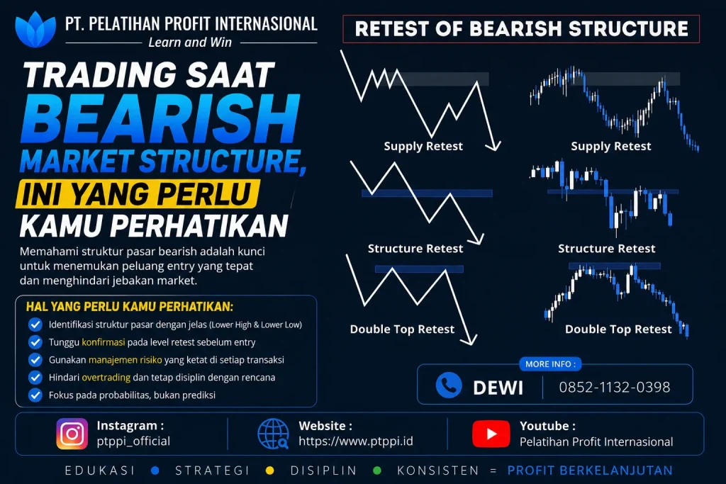Trading Saat Bearish Market Structure, Ini yang Perlu Kamu Perhatikan