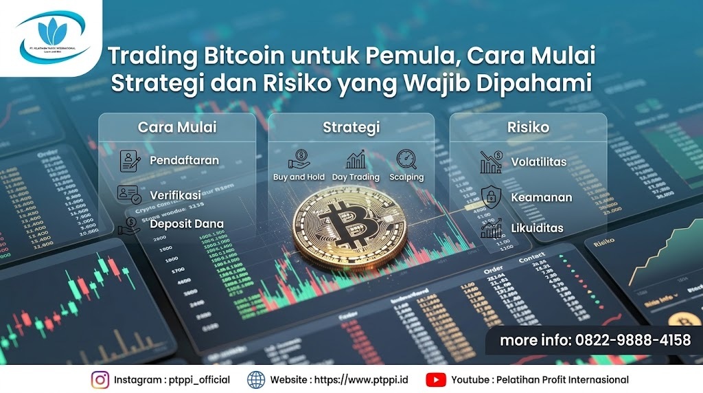 Trading Bitcoin untuk Pemula, Cara Mulai Strategi dan Risiko yang Wajib Dipahami