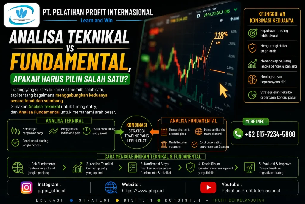 Analisa Teknikal vs Fundamental, Apakah Harus Pilih Salah Satu_