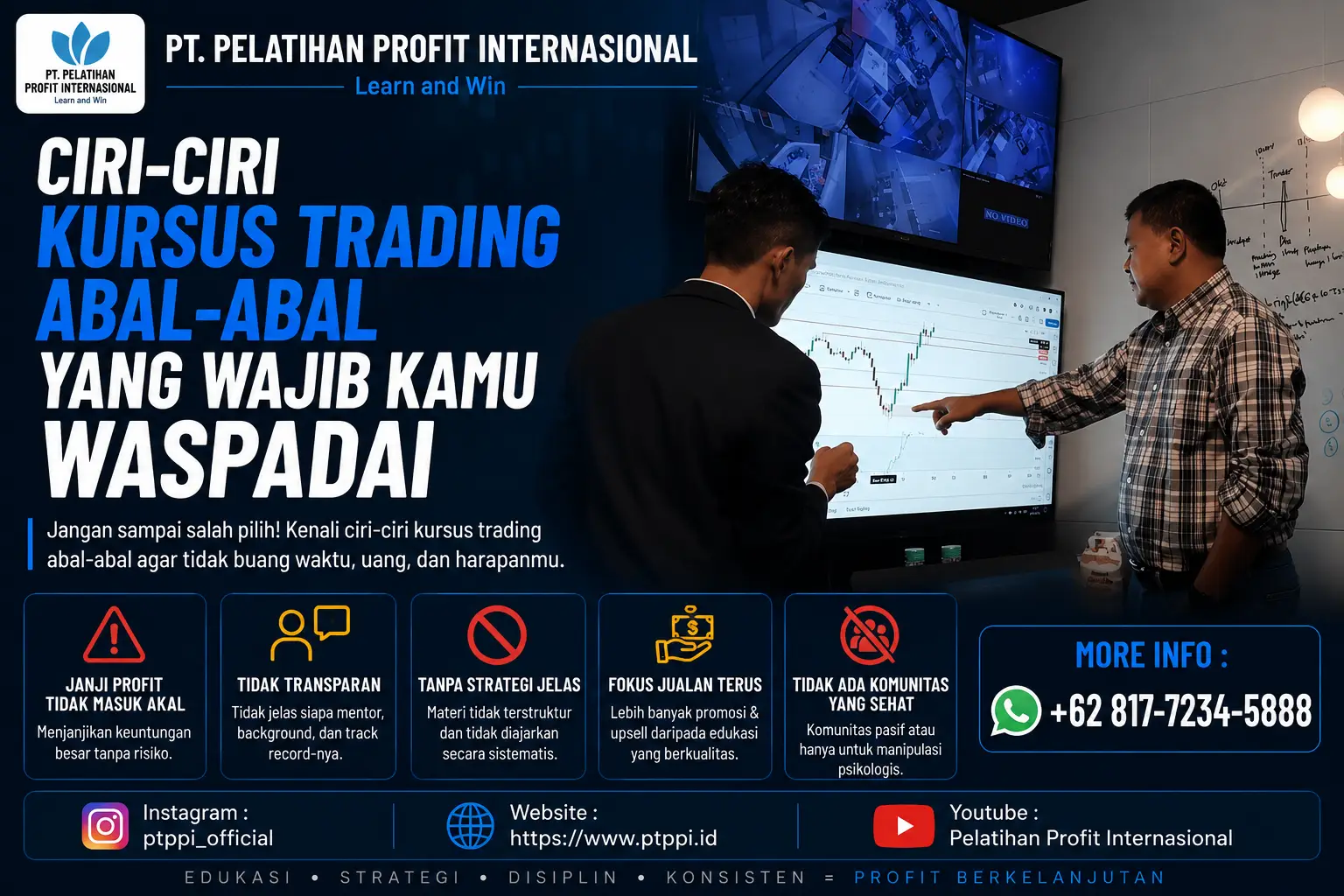 Ciri-Ciri Kursus Trading Abal-Abal yang Wajib Kamu Waspadai