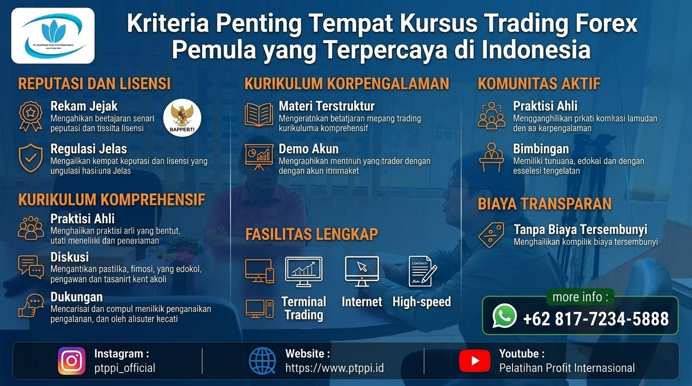 Kriteria Penting Tempat Kursus Trading Forex Pemula yang Terpercaya di Indonesia