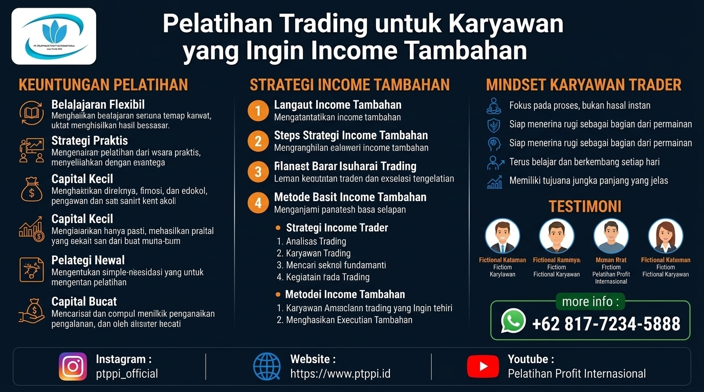 Pelatihan Trading untuk Karyawan yang Ingin Income Tambahan