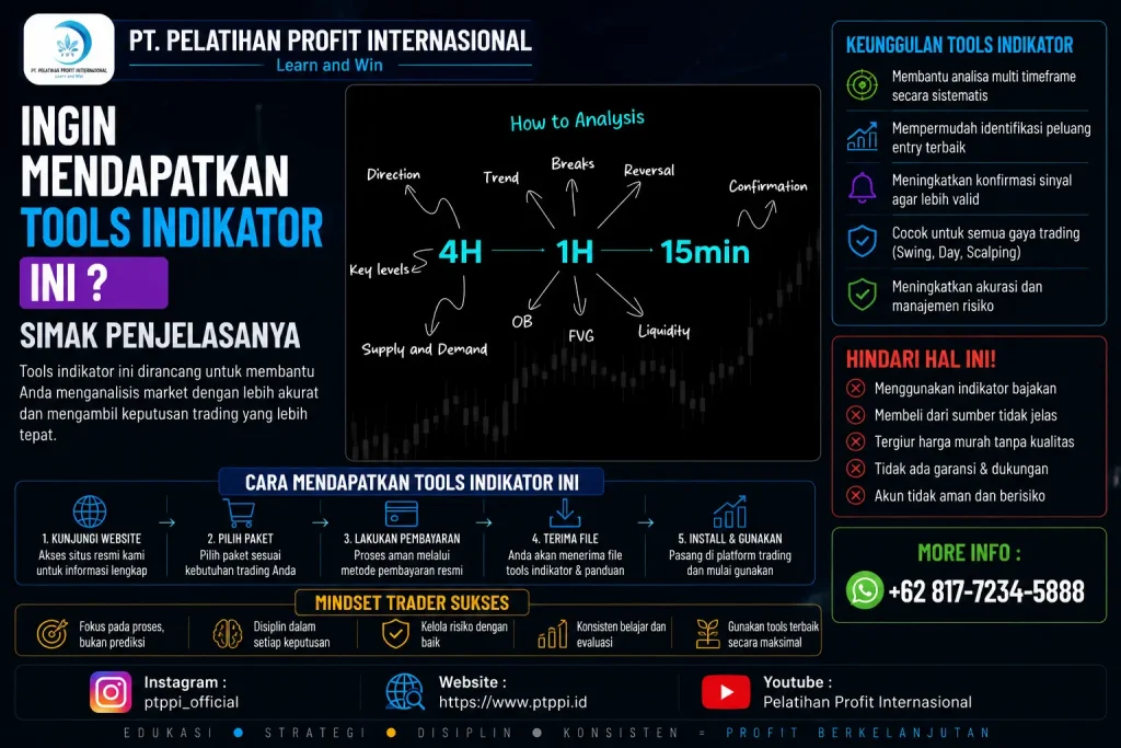 Ingin Mendapatkan Tools Indikator ini ? Simak Penjelasanya