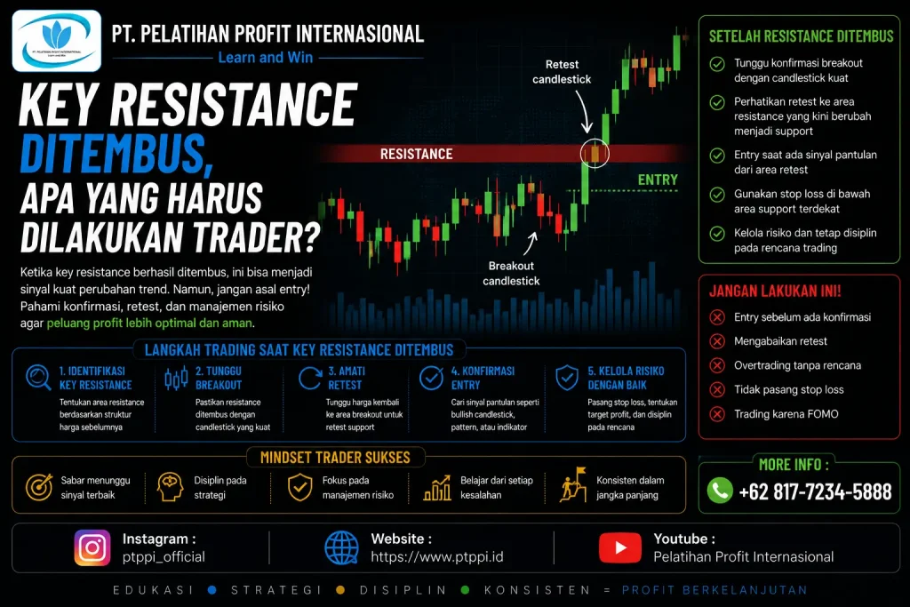 Key Resistance Ditembus, Apa yang Harus Dilakukan Trader?