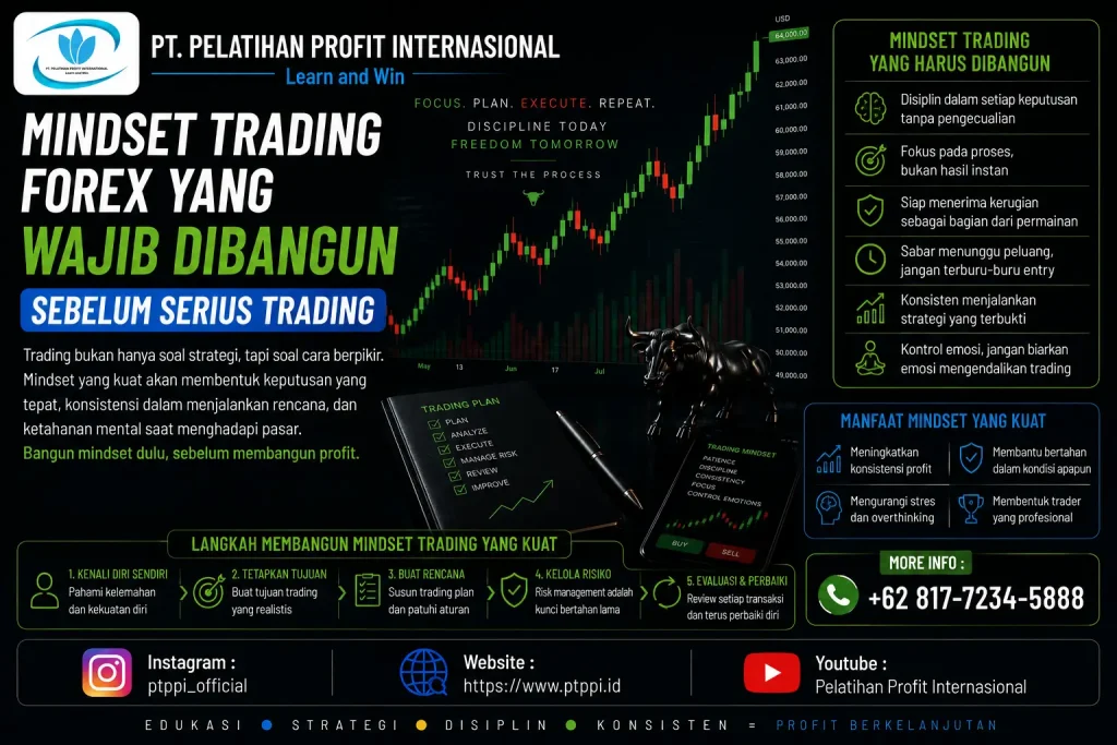Mindset Trading Forex yang Wajib Dibangun Sebelum Serius Trading