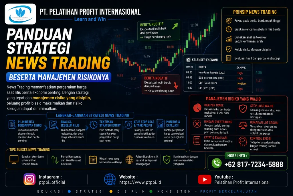Panduan Strategi News Trading Beserta Manajemen Risikonya