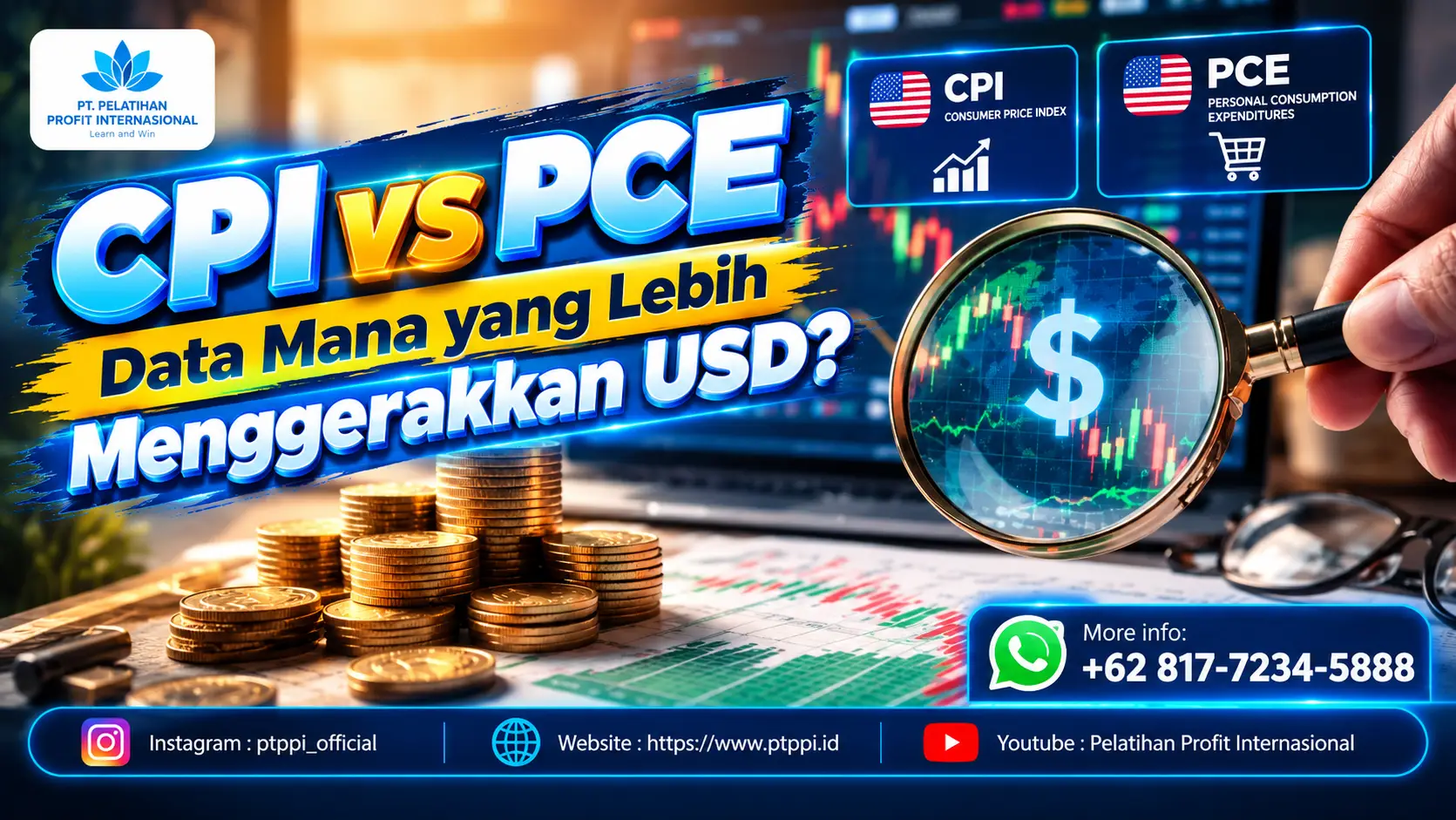 CPI vs PCE, Data Mana yang Lebih Menggerakkan USD_