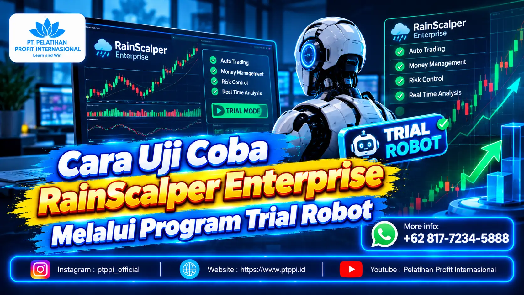 Cara Uji Coba RainScalper Enterprise Melalui Program Trial Robot
