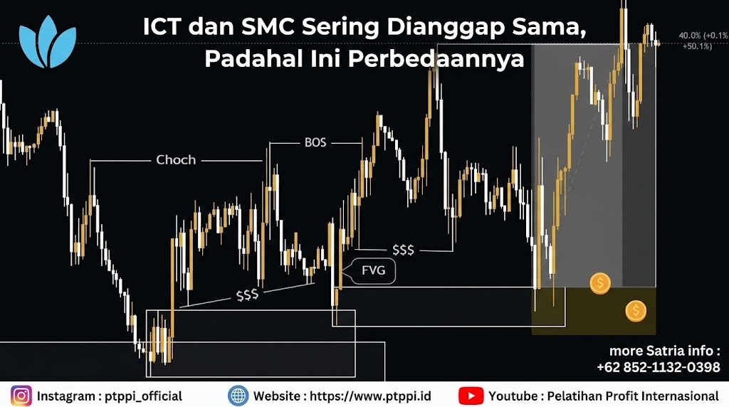 ICT dan SMC Sering Dianggap Sama, Padahal Ini Perbedaannya