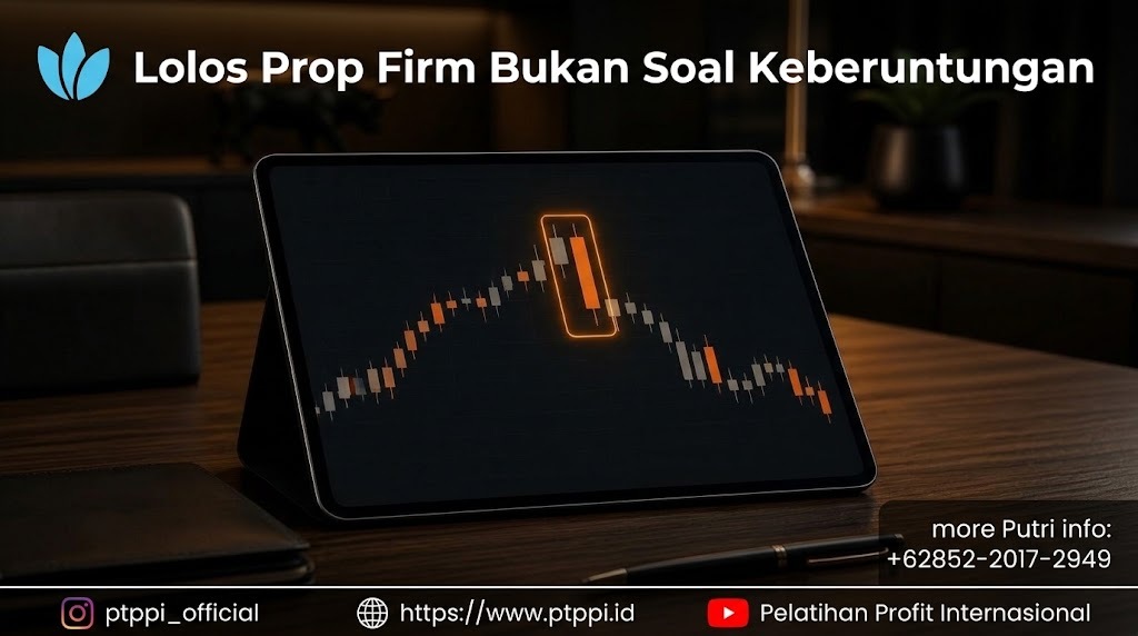Lolos Prop Firm Bukan Soal Keberuntungan