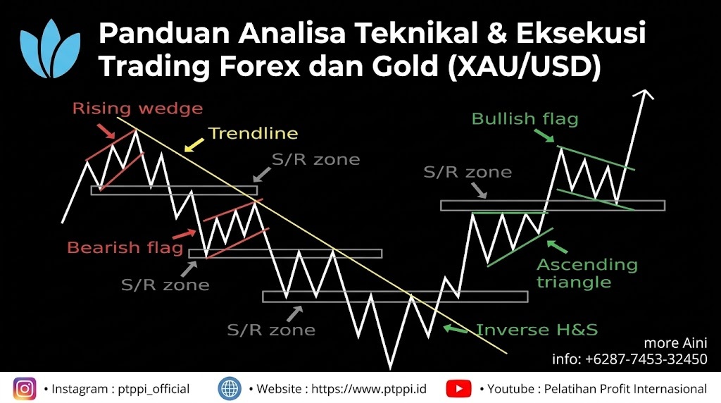 Panduan Analisa Teknikal & Eksekusi Trading Forex dan Gold (XAUUSD)