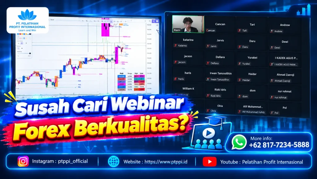 Susah Cari Webinar Forex Berkualitas?