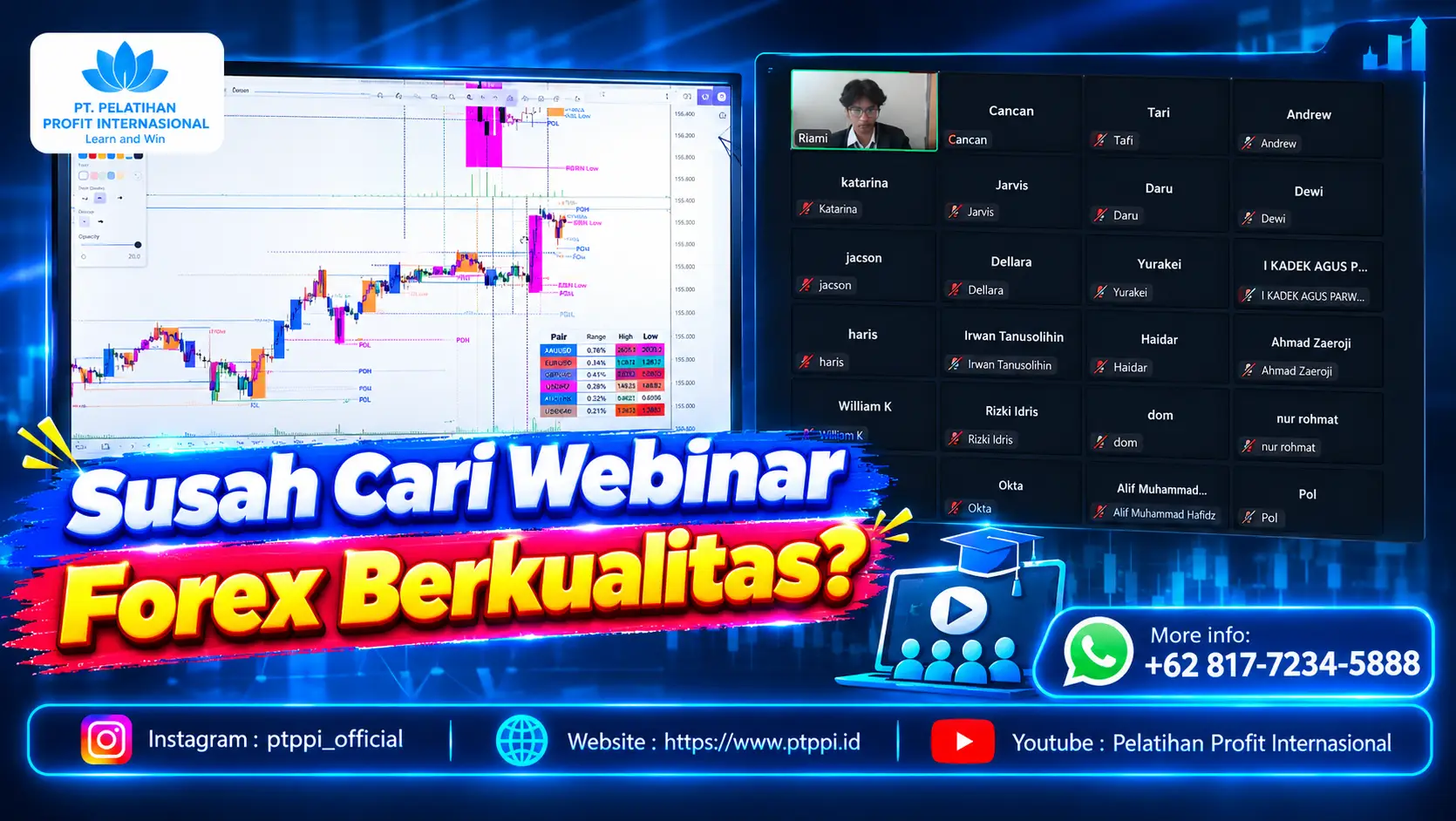 Susah Cari Webinar Forex Berkualitas?