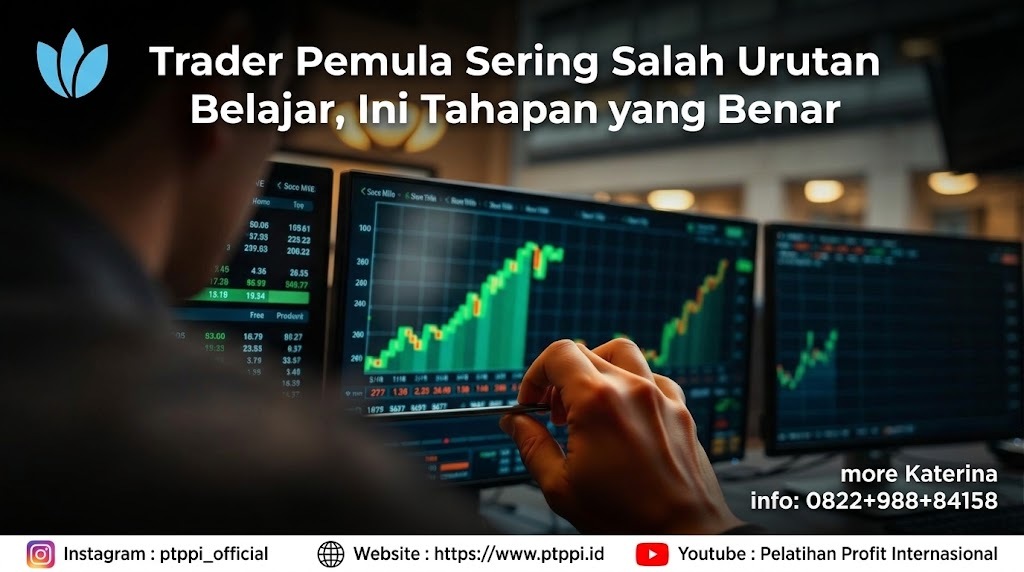 Trader Pemula Sering Salah Urutan Belajar, Ini Tahapan yang Benar