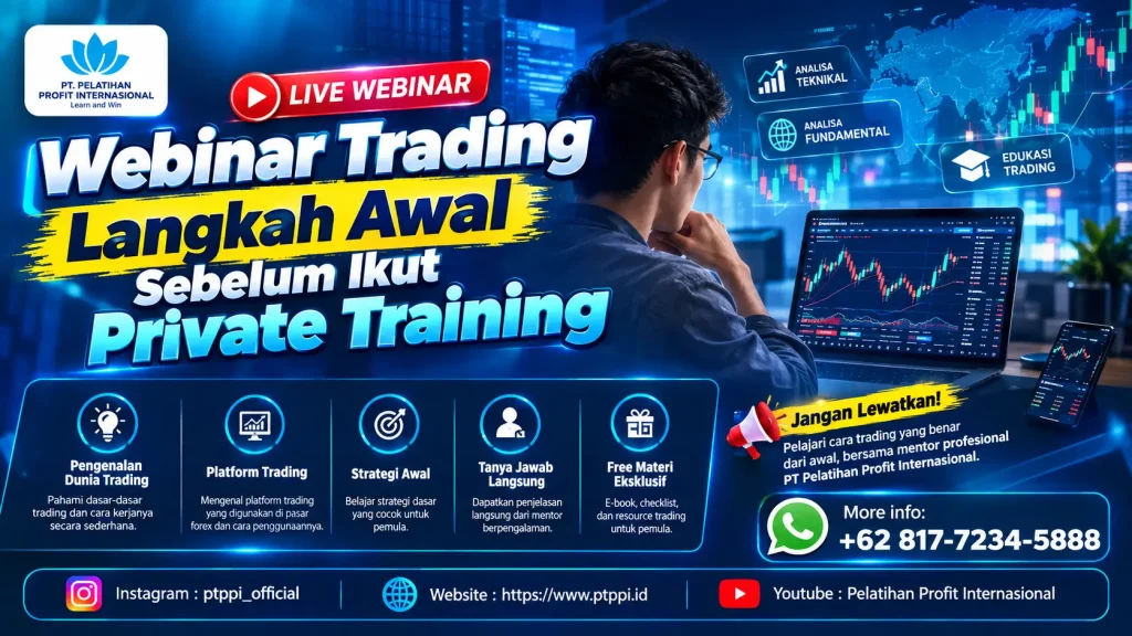 Webinar Trading, Langkah Awal Sebelum Ikut Private Training