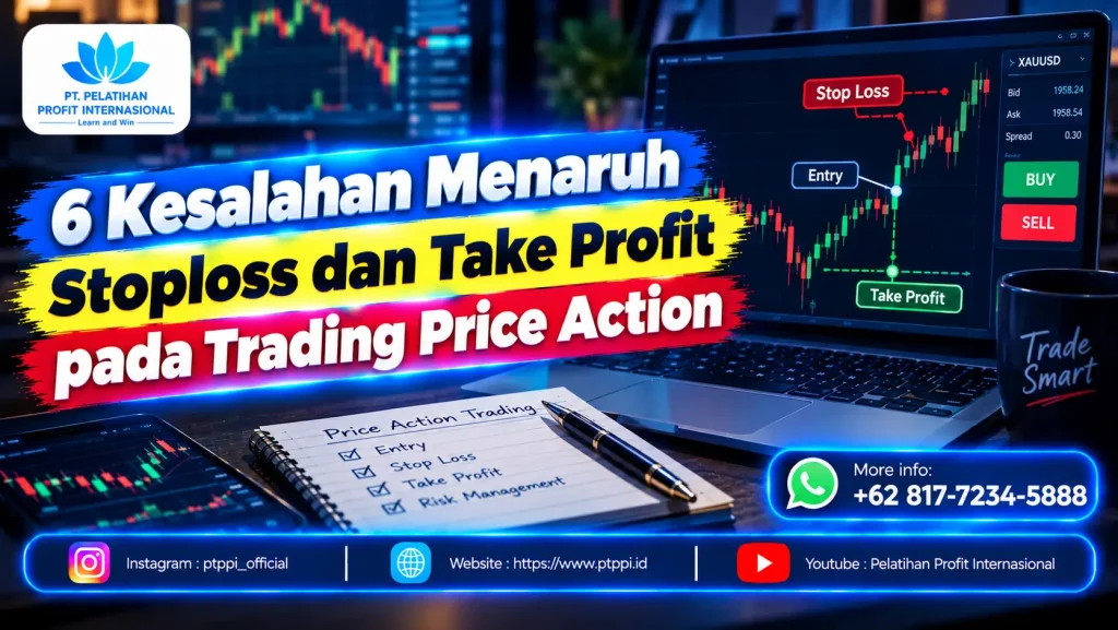 6 Kesalahan Menaruh Stoploss dan Take Profit pada Trading Price Action