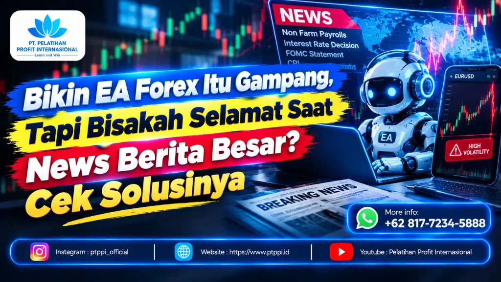 Bikin EA Forex Itu Gampang, Tapi Bisakah Selamat Saat News Berita Besar Cek Solusinya