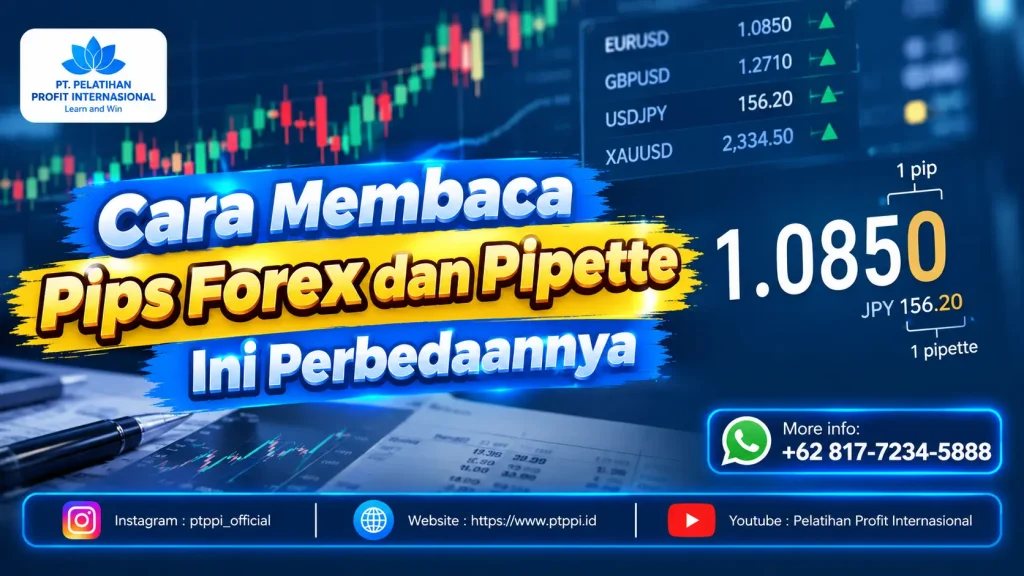 Cara Membaca Pips Forex dan Pipette, Ini Perbedaannya