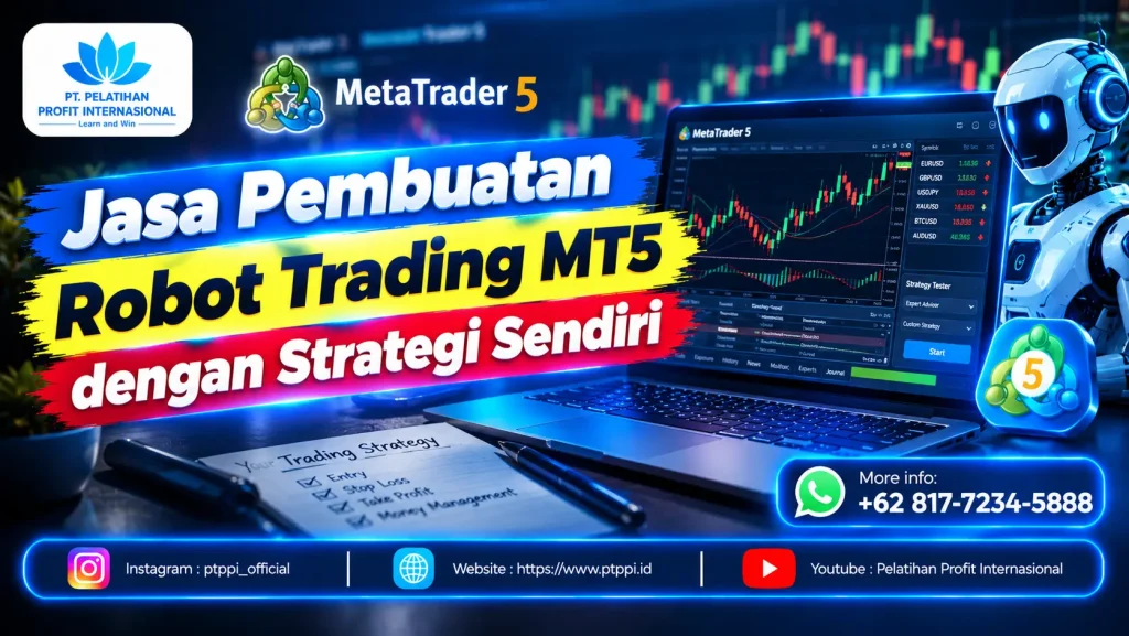 Jasa Pembuatan Robot Trading MT5 dengan Strategi Sendiri