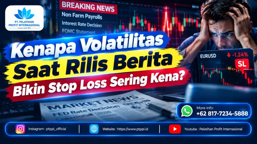 Kenapa Volatilitas Saat Rilis Berita Bikin Stop Loss Sering Kena