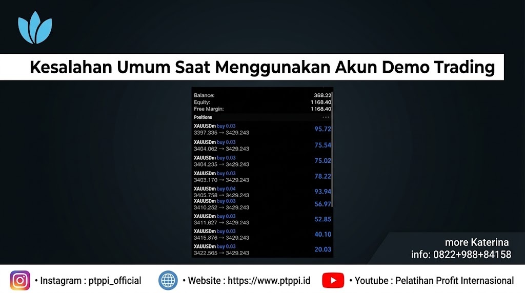 Kesalahan Umum Saat Menggunakan Akun Demo Trading