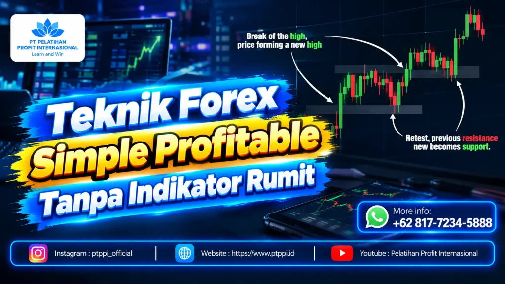 Teknik Forex Simple Profitable Tanpa Indikator Rumit