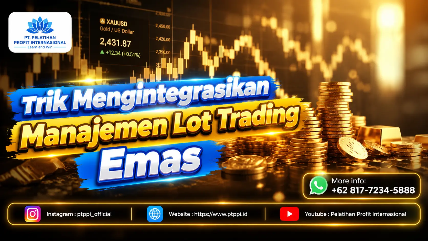 Trik Mengintegrasikan Manajemen Lot Trading Emas